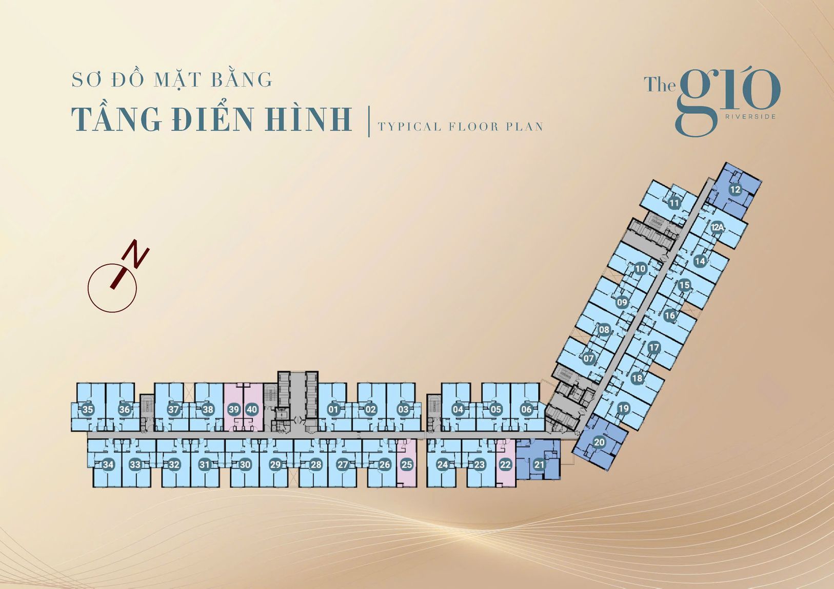 Mặt Bằng Tầng Điển Hình